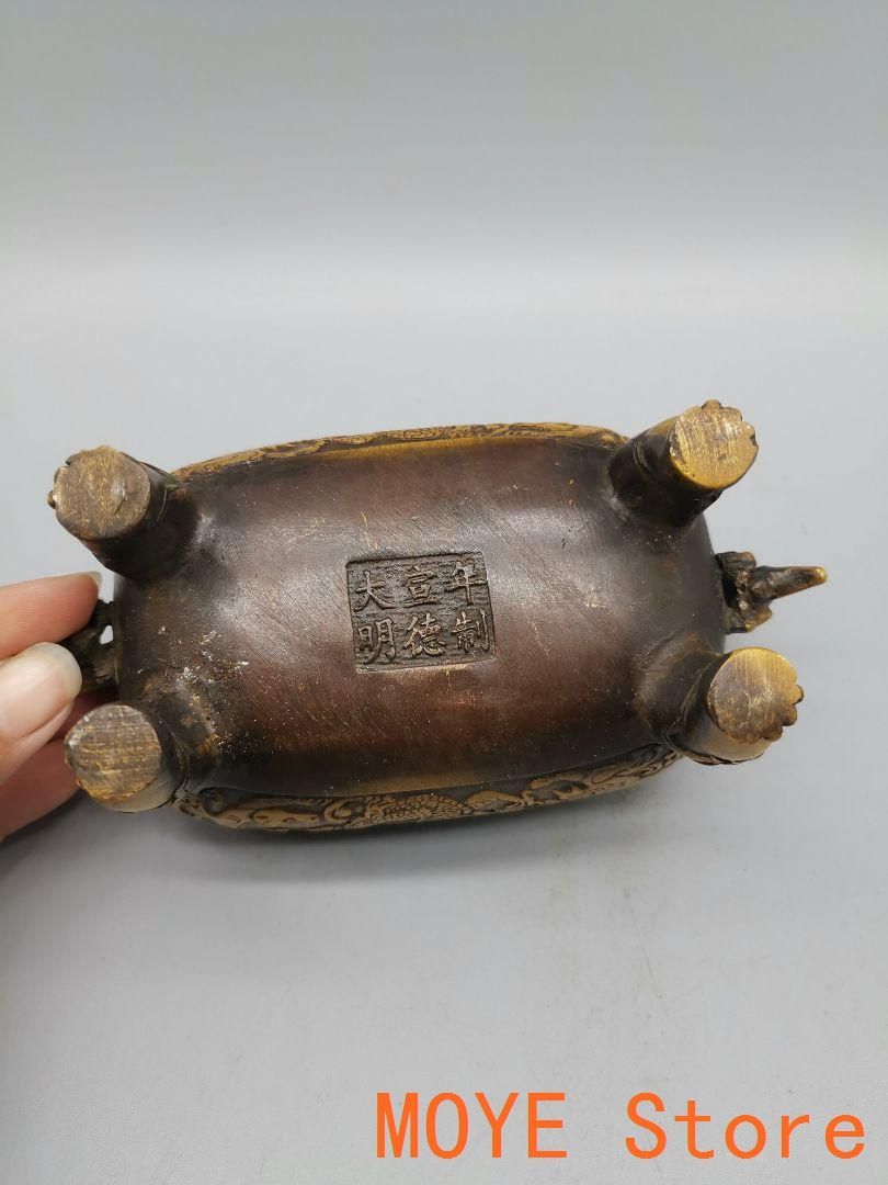 銅器 香炉 竜紋香炉 檀香炉 鼎 香道具 茶道具装飾品 現代工芸品美術品 置物 銅器 香炉 竜紋香炉 檀香炉 鼎 香道具 茶道具装飾品 現代工芸品美術品