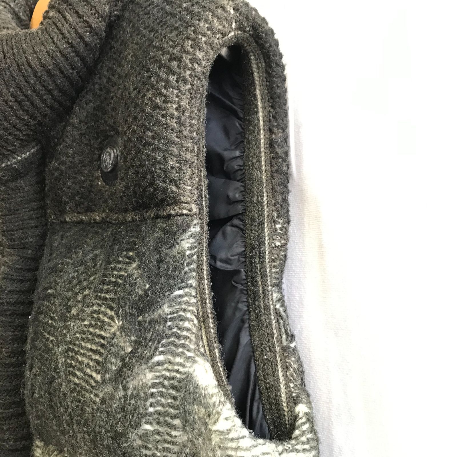 【diesel】ダウンベスト グレー M DOWN ファッション 【diesel】ダウンベスト グレー M