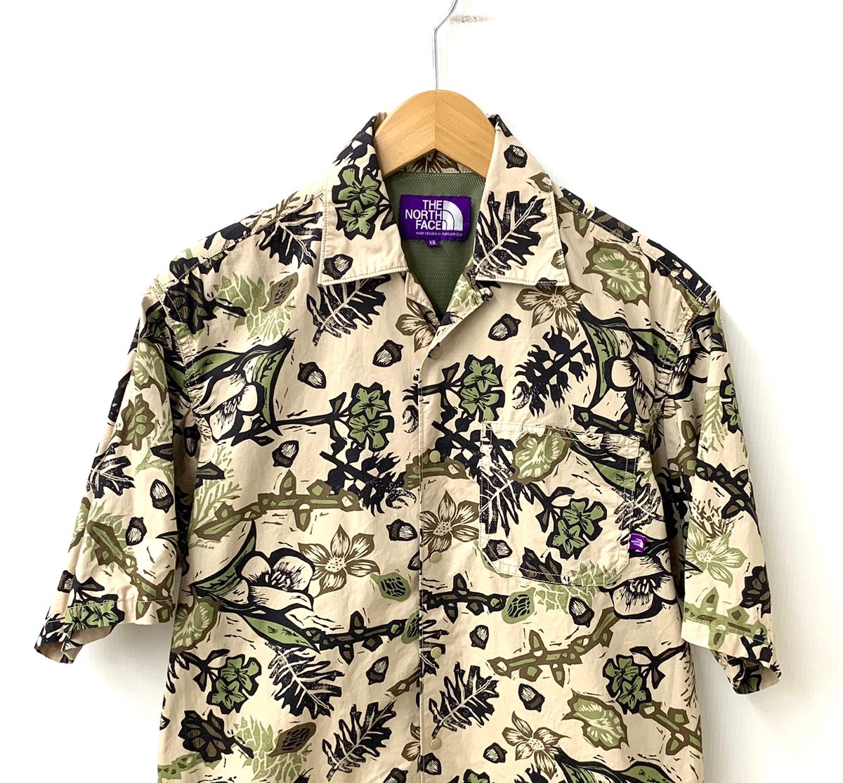 ノースフェイス THE NORTH FACE PURPLE LABEL ボタニカルプリント