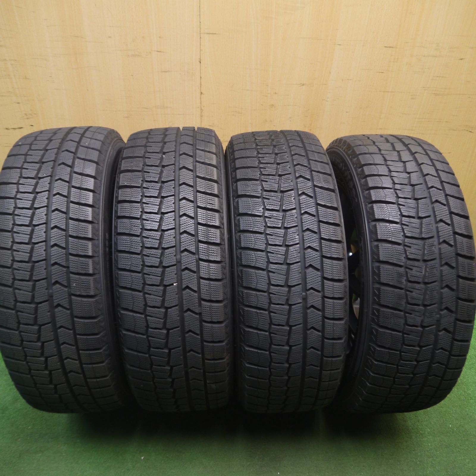 送料無料] バリ溝！キレイ！9.5分以上☆86 BRZ 等 205/55R16 スタッドレス ダンロップ ウインターマックス WM02  Mistiere ミスティーレ 16インチ PCD100/5H☆5021712Hス - メルカリ