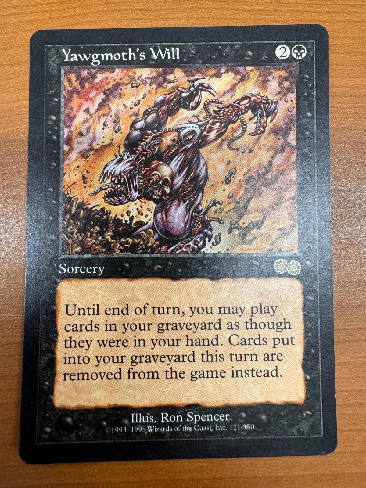状態B Yawgmoth's Will ヨーグモスの意志 MTG USG 黒R マジック