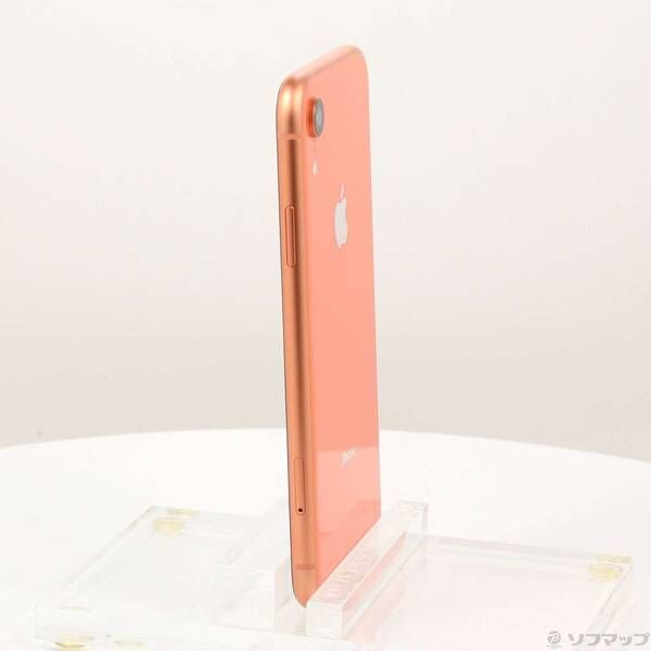 中古品〕 iPhoneXR 64GB コーラル MT0A2J／A SIMフリー【262