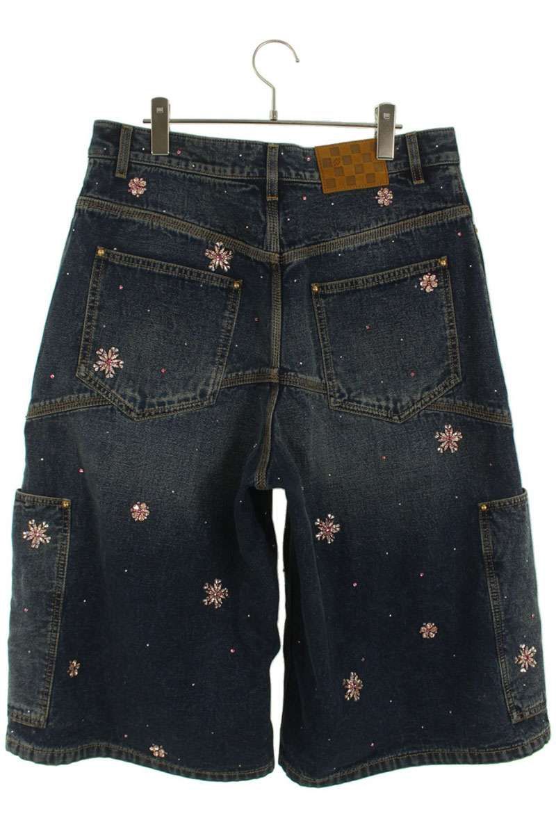 LOUIS VUITTON ルイヴィトン デニムパンツ バミューダショーツ 34 美品