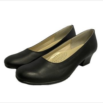 レディースパンプス 黒ブラック23cm パンプス 黒 23cm 月の舟 23cm 5cm