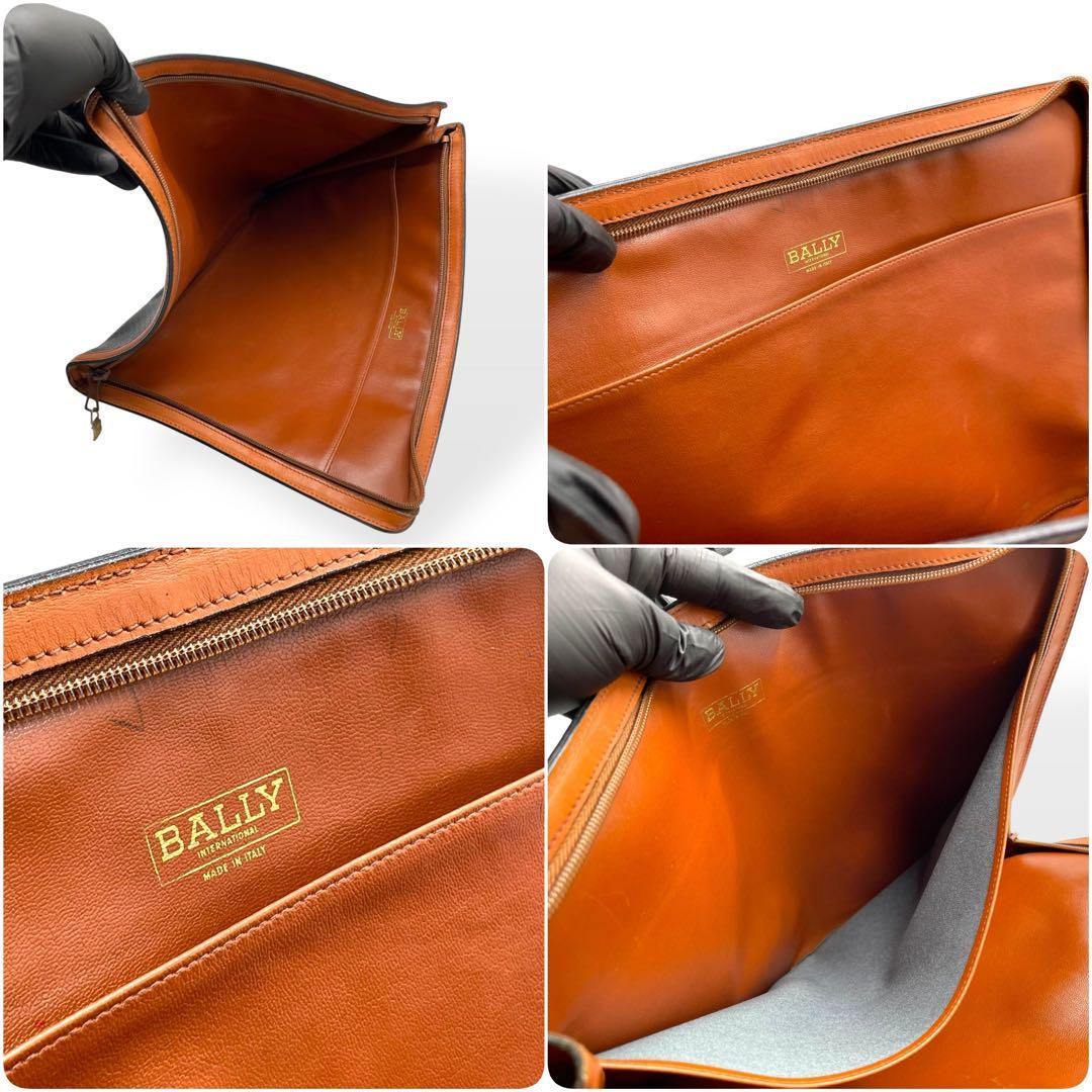 ✨️現行 極美品 BALLY セカンドバッグ カリロス ビジネス レザー 黒 Bally - □新品□未使用□ BALLY バリー ナイロン×レザー 花柄