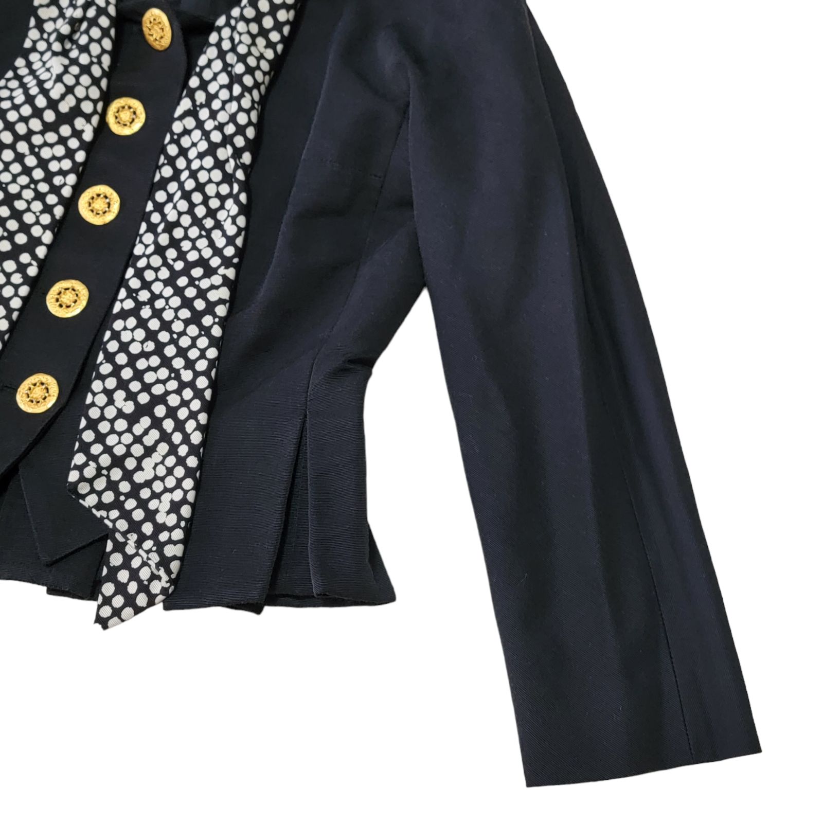 クリスチャンラクロワフランス製テーラードジャケットジャケットブラック黒