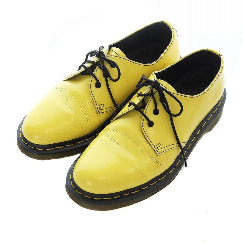 (23-23.5cm)ドクターマーチン Isham マスタードイエロー Dr Martens 30628295 Isham Marble Suede Mule Mens Lifestyle