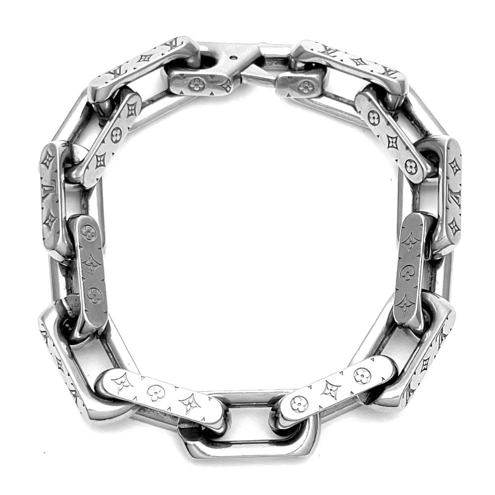 ルイヴィトン M00308 ブレスレット コリエ チェーン モノグラム  