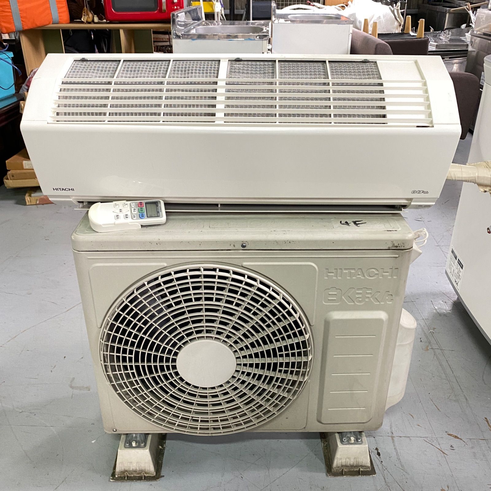HITACHI 日立 ルームエアコン RAS-AJ28H 2018年製 8-10畳 白くまくん