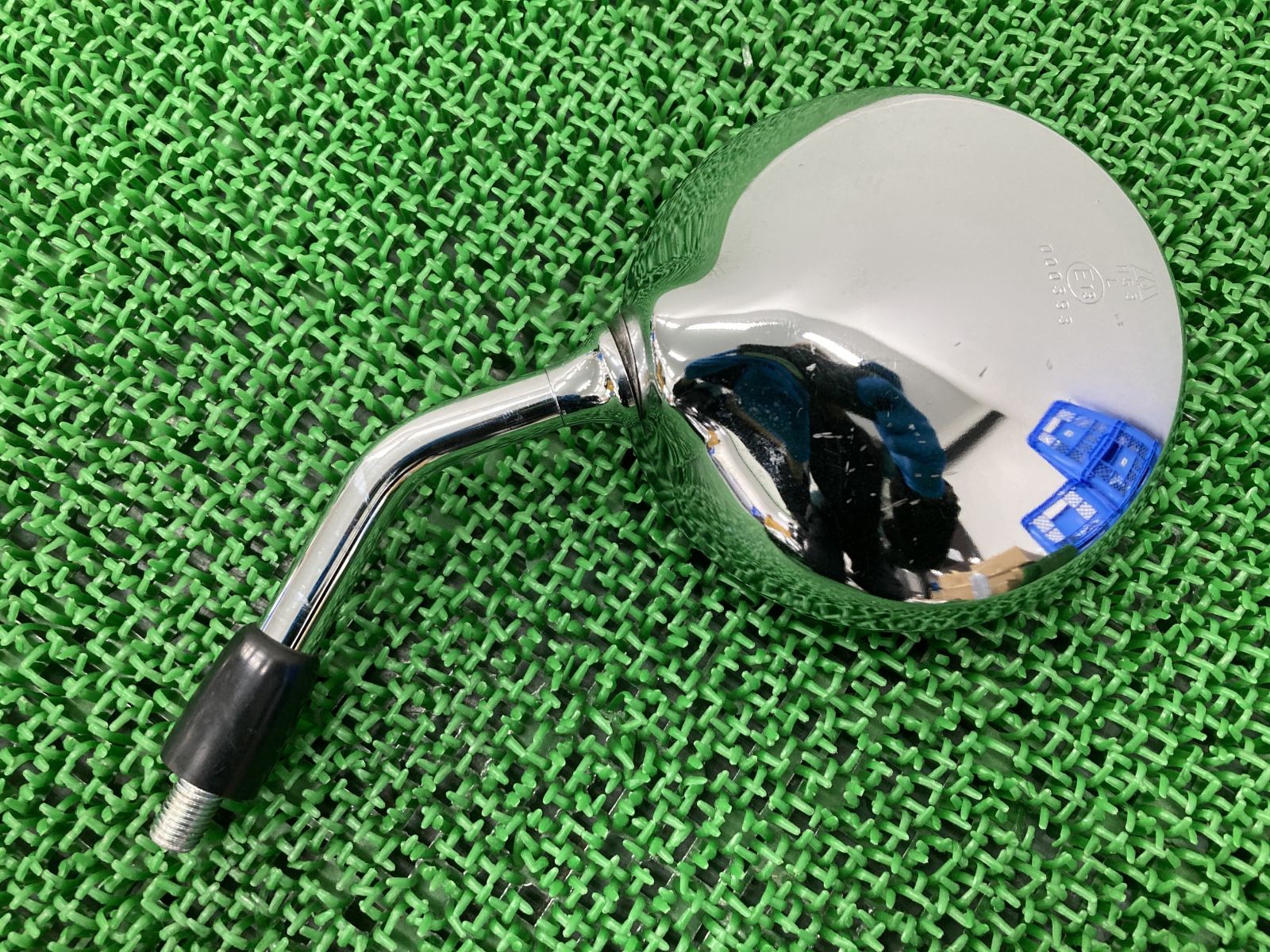 シャドウ400 スラッシャー ミラー 片側 000393 ホンダ 純正 バイク 部品 NC34 NC40 正10mm 割れ欠け無し 品薄 車検 Genuine