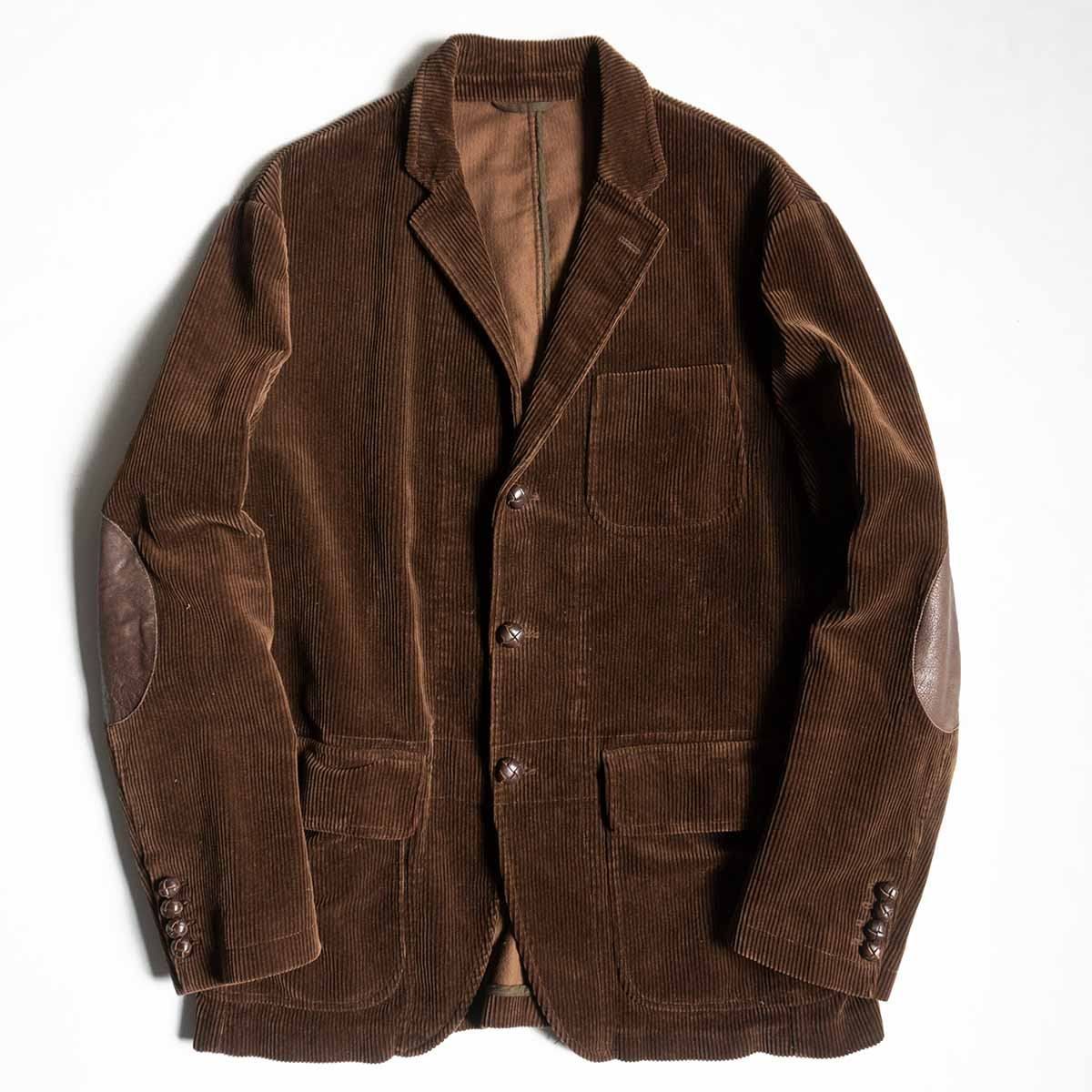 ラルフローレン テーラードジャケット エルボーパッチ コーデュロイ 11 POLO RALPH LAUREN - 美品 ポロラルフローレン POLO RALPH