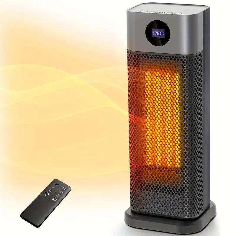 Amazon | Jialexin 電気ファンヒーター 小型 セラミックヒーター