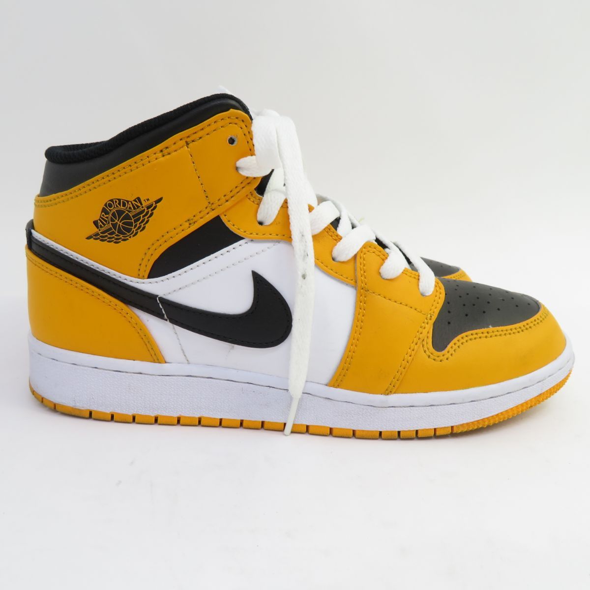 NIKE ナイキ AIR JORDAN 1 MID GS エアジョーダン ミッド 554725-701 子供用 US7Y 25cm 箱無し ※中古