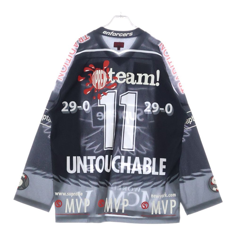 SUPREME 22SS イーグルモト　ホッケージャージ　ゲームシャツ　 XL Supreme 22SS Eagle Moto Hockey Jersey Size XL Blue | eBay