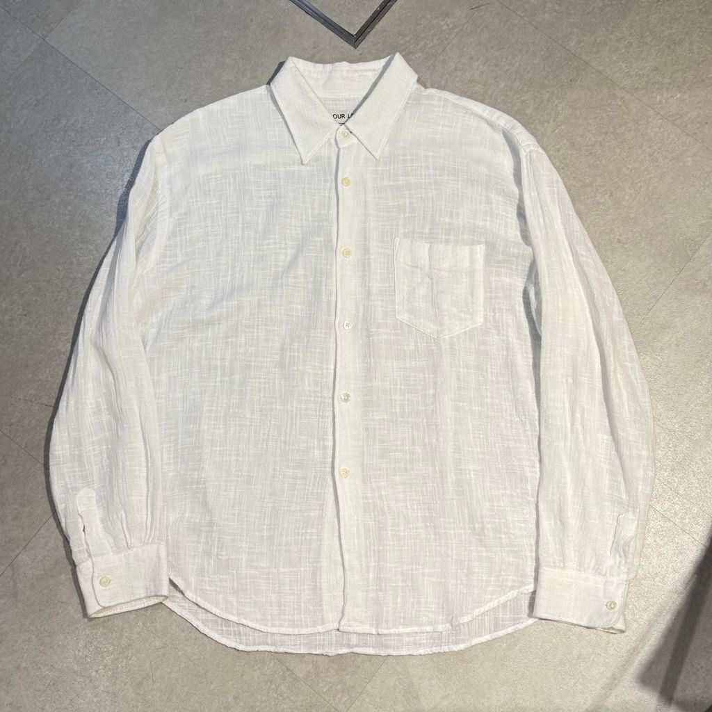 OUR LEGACY アワーレガシー COCO SHIRT シアーシャツ M2222CW ホワイト