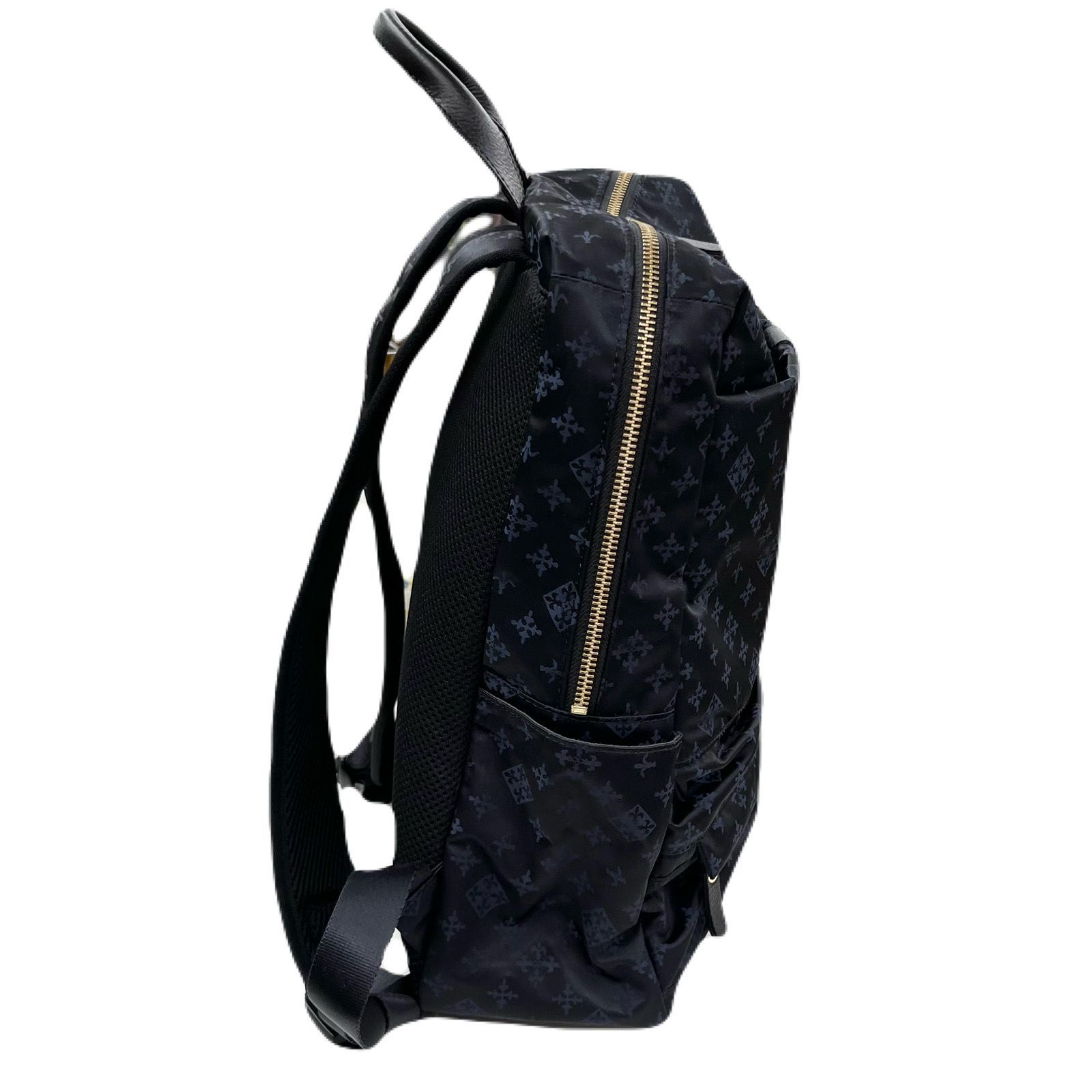 【極美品】russet　リュック　ネイビー　ナイロン 未使用✨ラシット ナイロン ミニ リュック モノグラム 極美品✨russet