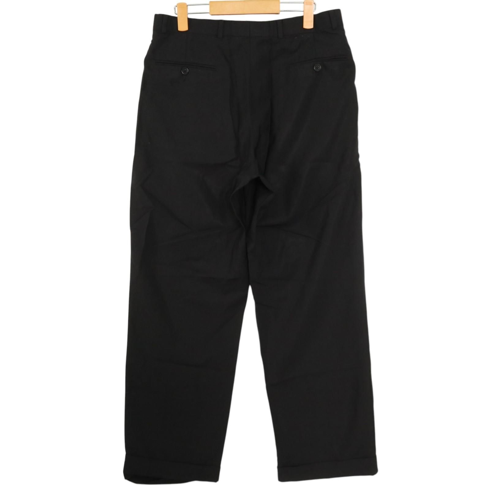 m6646【美品 ブルックスブラザーズ】2タック スラックス 黒 32W ウール ウールツイル フォーマル 2釦スーツ Classic | Brooks Brothers