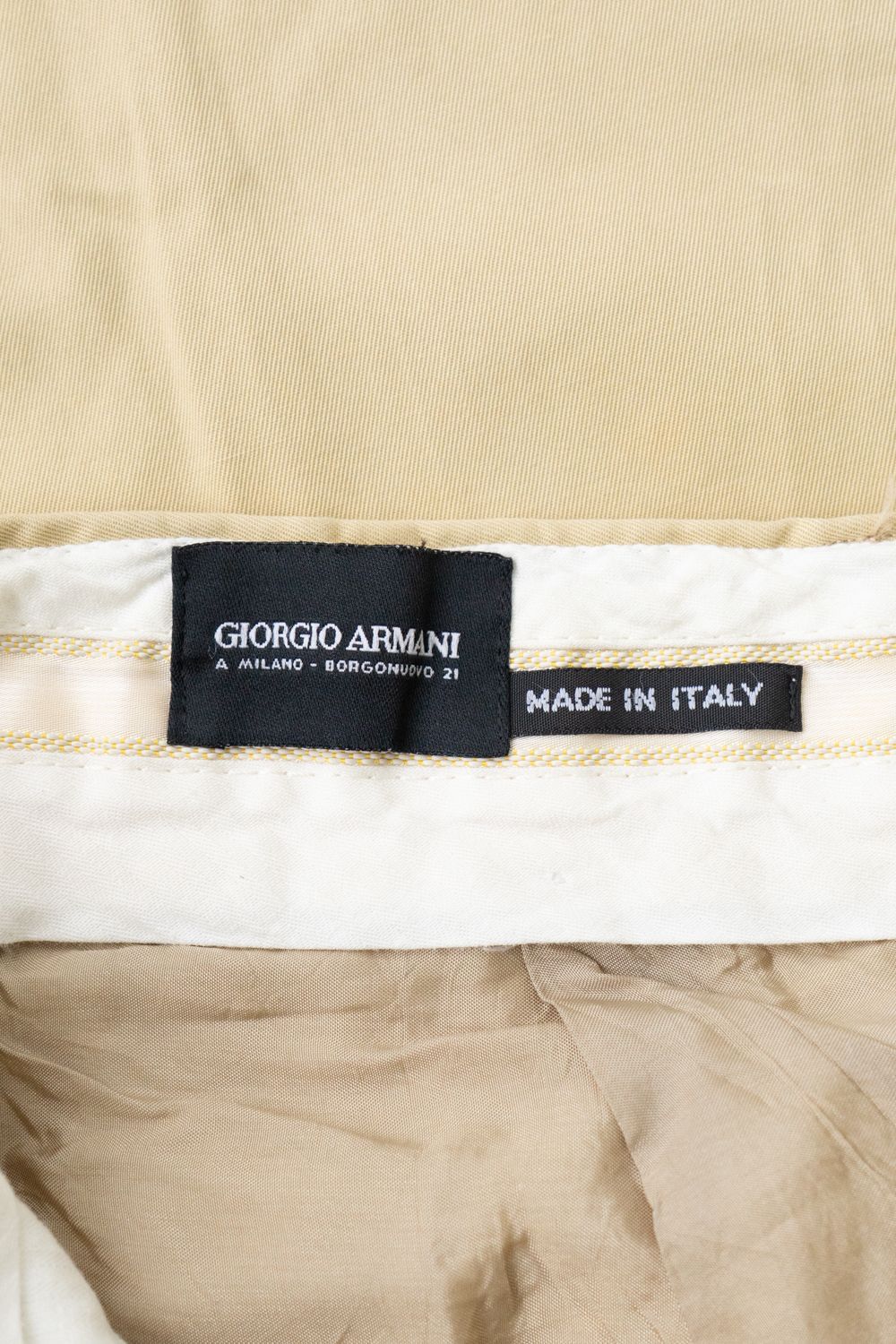 ジョルジオアルマーニ ワイドチノパンツ