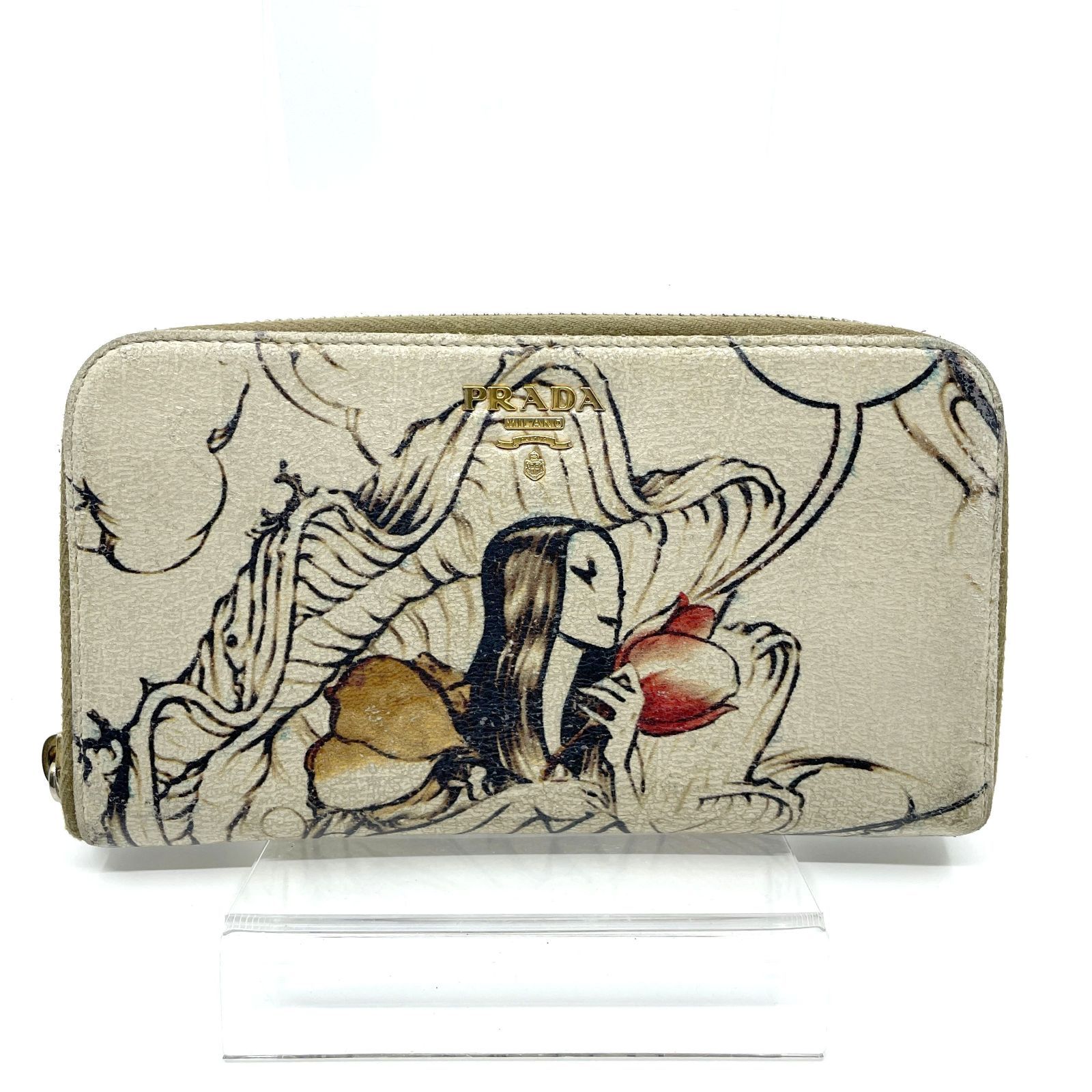 1M0506 ファッション PRADA フェアリーコラボ ラウンドファスナー 長