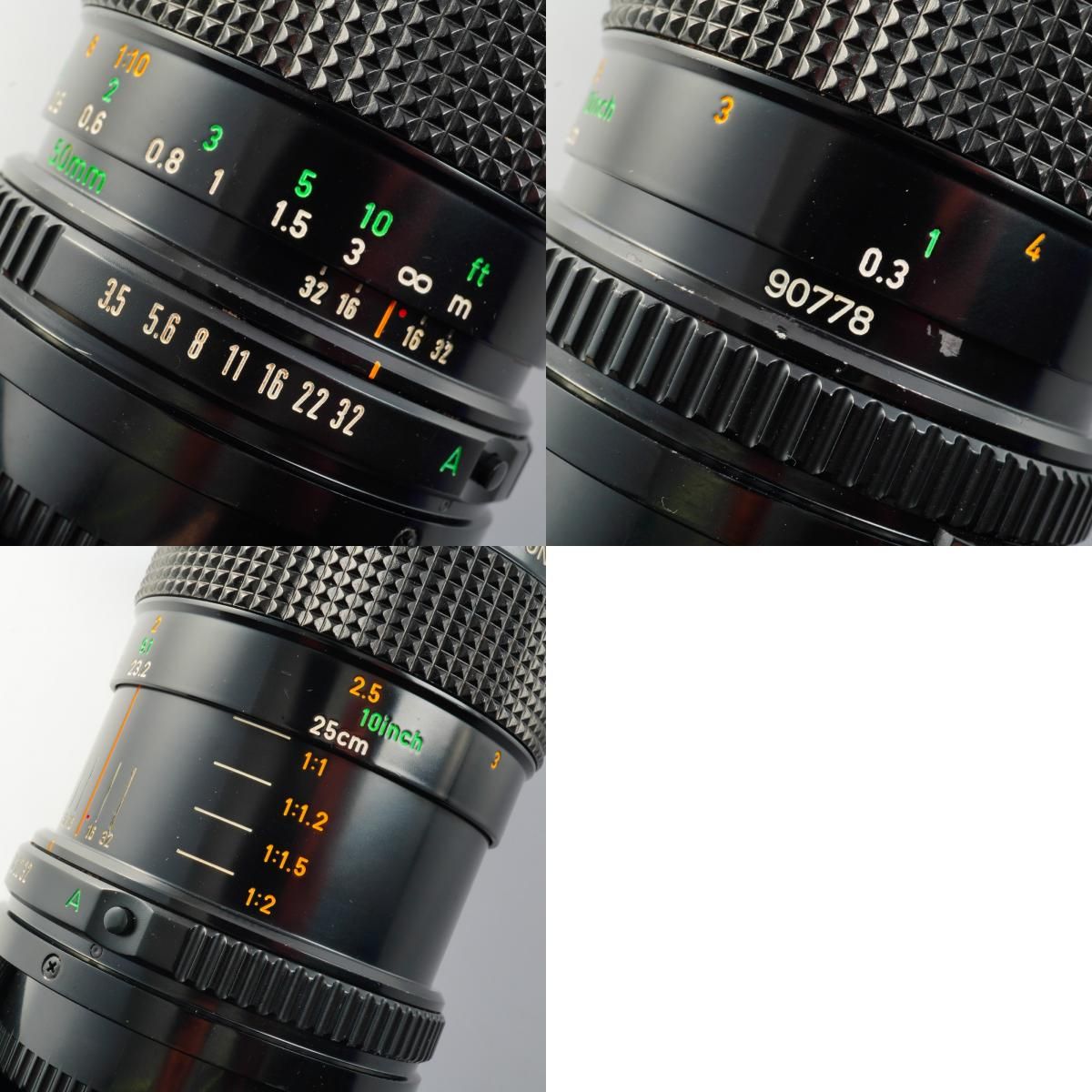 Canon キヤノン New FD 50mm f/3.5 Macro マクロレンズ キヤノン Canon キヤノン New FD 50mm f/3.5 Macro マクロレンズ キヤノン