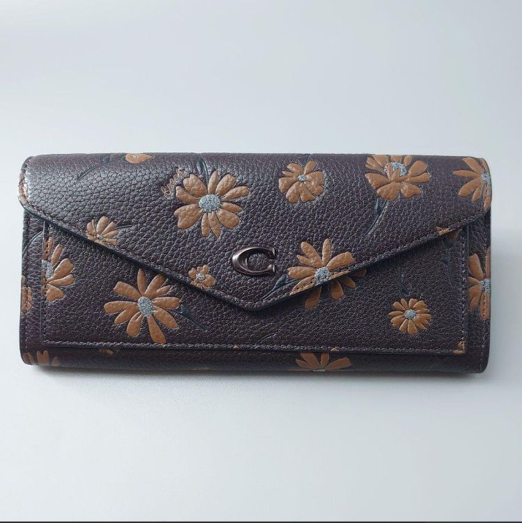 ウォレット COACH ウィン コーチ ソフト スモール フローラル 花 COACH