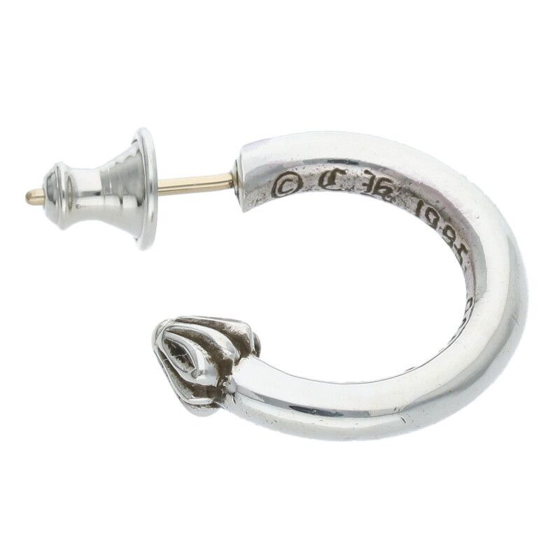 クロムハーツ⭐︎シルバーフープーピアス クロムハーツ プレイン フープ シルバー ピアス / CHROME HEARTS