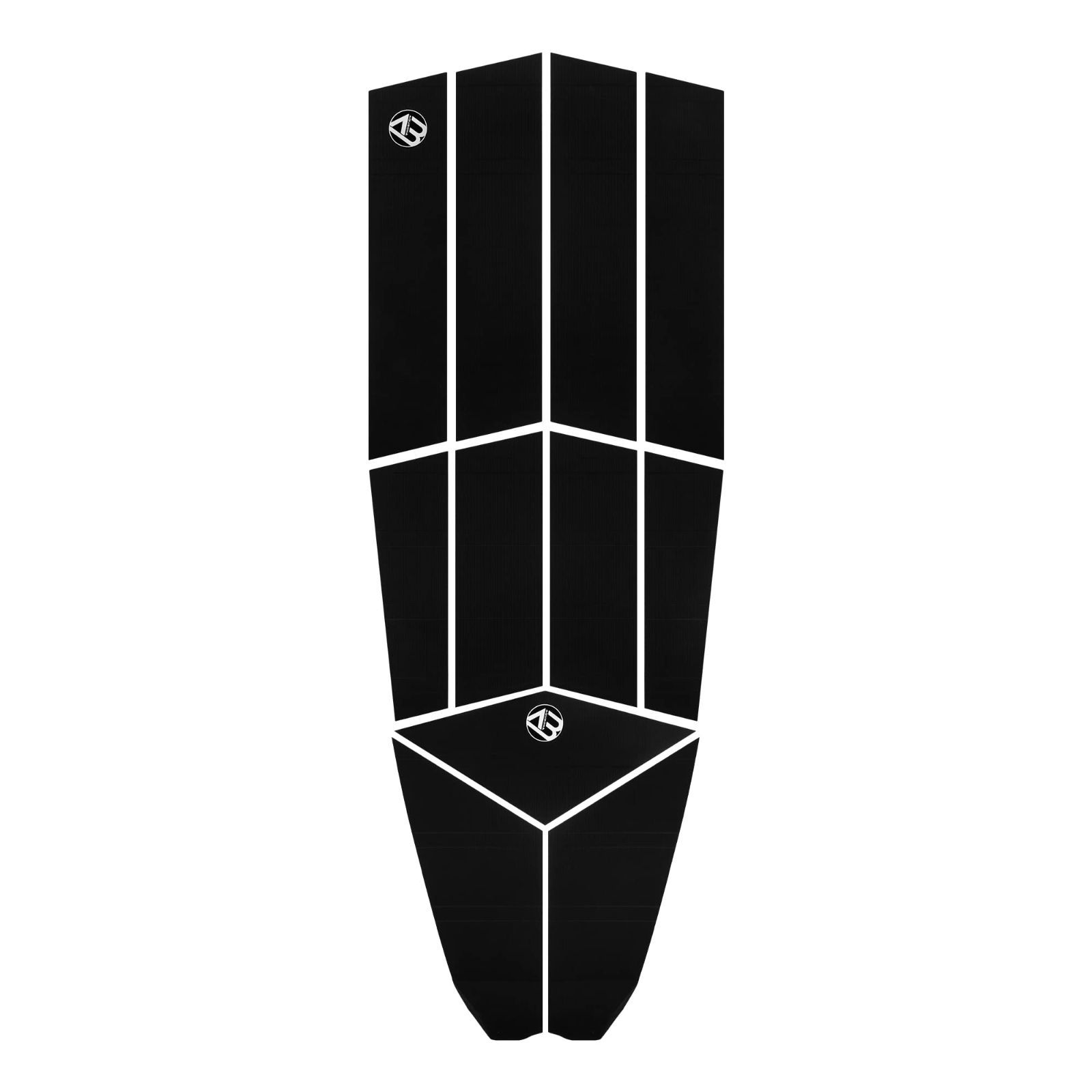11Pブラック サーフィン デッキパッド 滑り止めトラクションマット EVAサーフデッキグリップマット 11ピース DIY DECKPAD FOR SURBOARD…