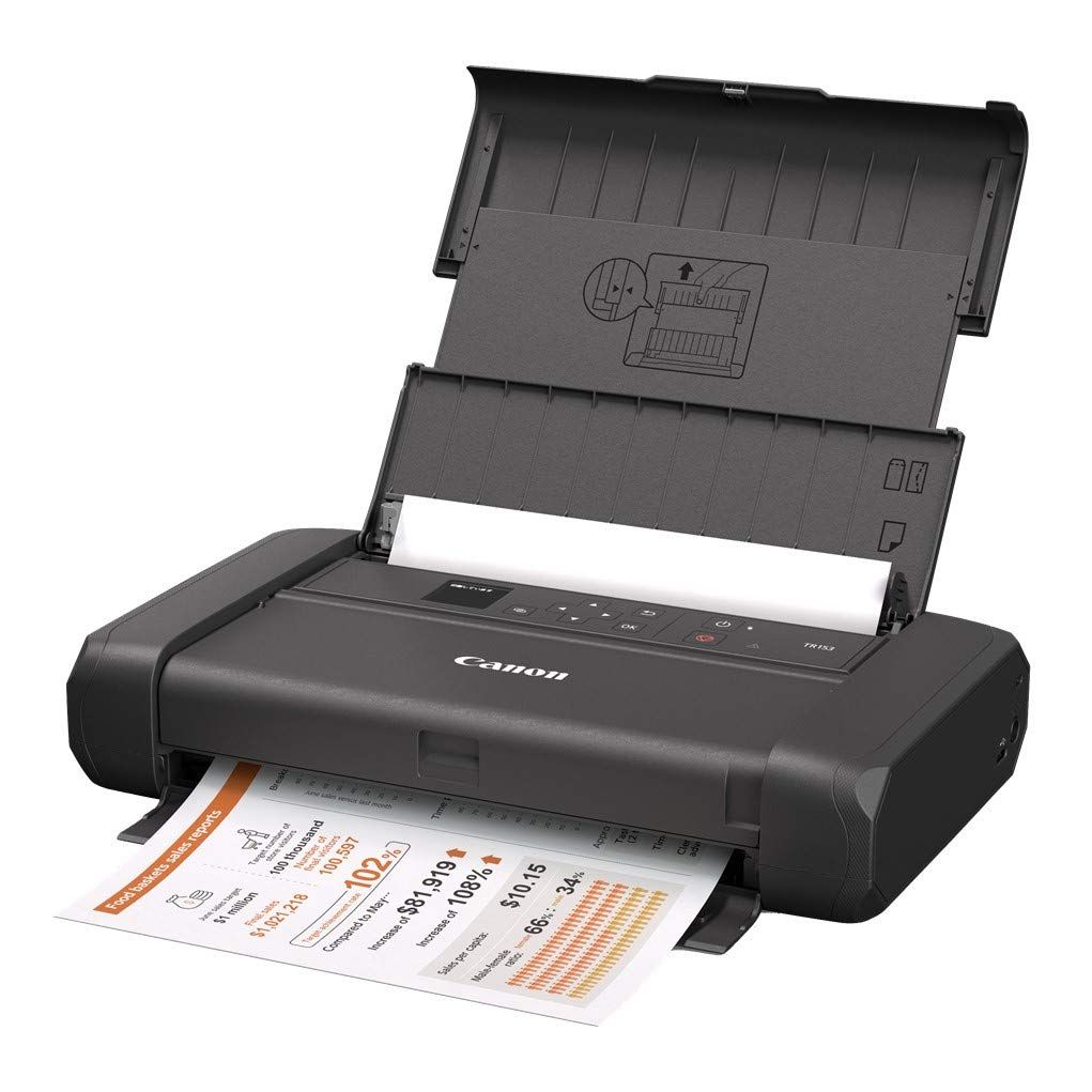 キヤノン Canon A4モバイルプリンター TR153 コンパクト|無線LAN搭載|5色ハイブリッドインク テレワーク向け