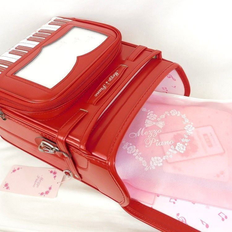 新品 メゾピアノ mezzo piano ランドセル 女の子用 クラシック 赤 