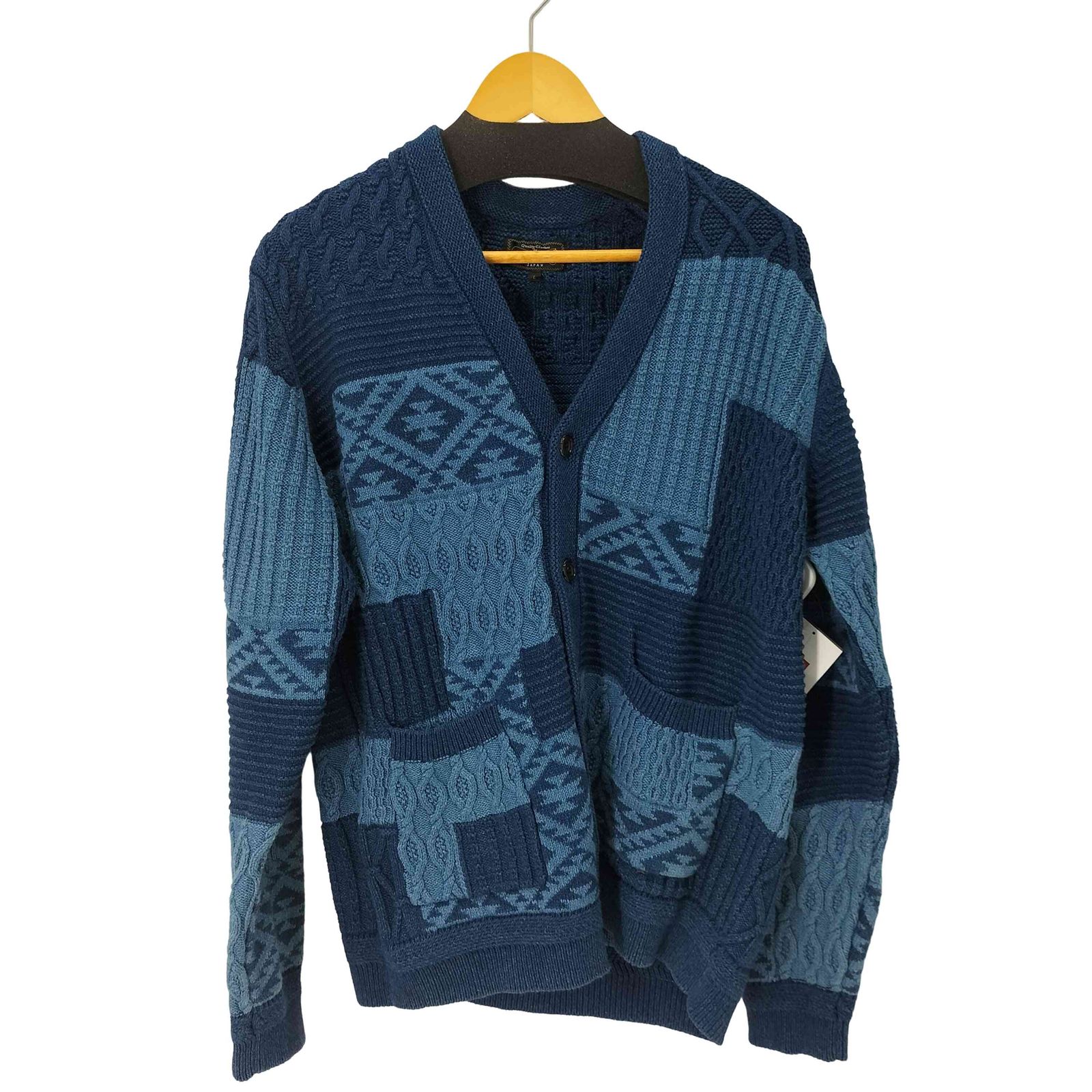 【未使用】完売品 ビームスプラス BEAMS + インディゴカーディガン L ビームスプラス BEAMS＋ インディゴカーディガン メンズ JPN：L