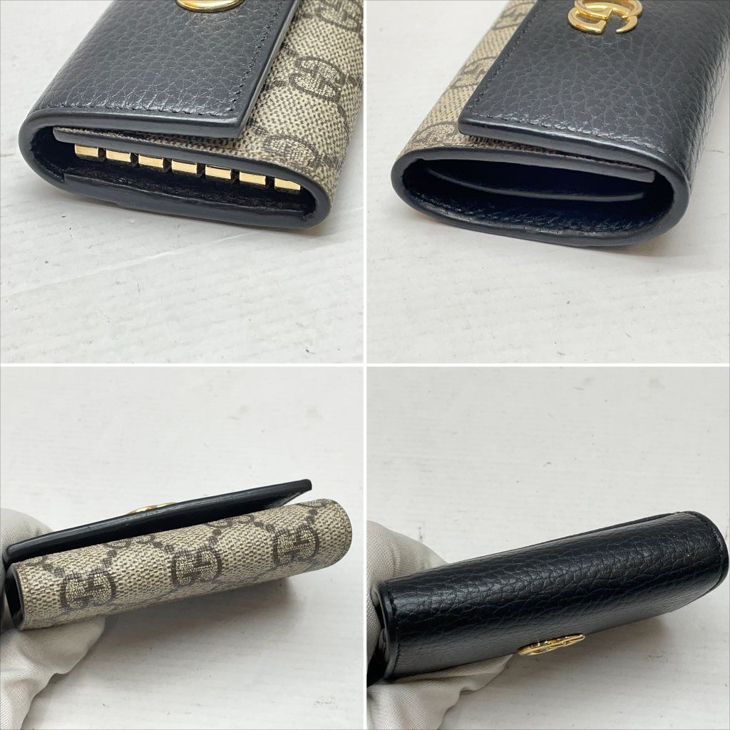 GUCCIキーケース【専用】 01w-4610 グッチ GUCCI GGマーモント GGスプリーム レザー6連