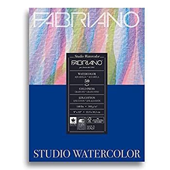 Fabriano Studio WC Pad 9X12 CP 300G 50 Shts by Savoir Faire