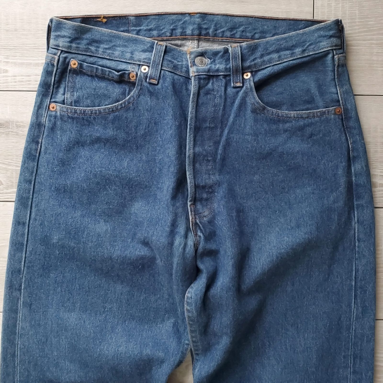 Levisリーバイス□良品 90s vintage USA製 501 ストレートデニム 14oz 