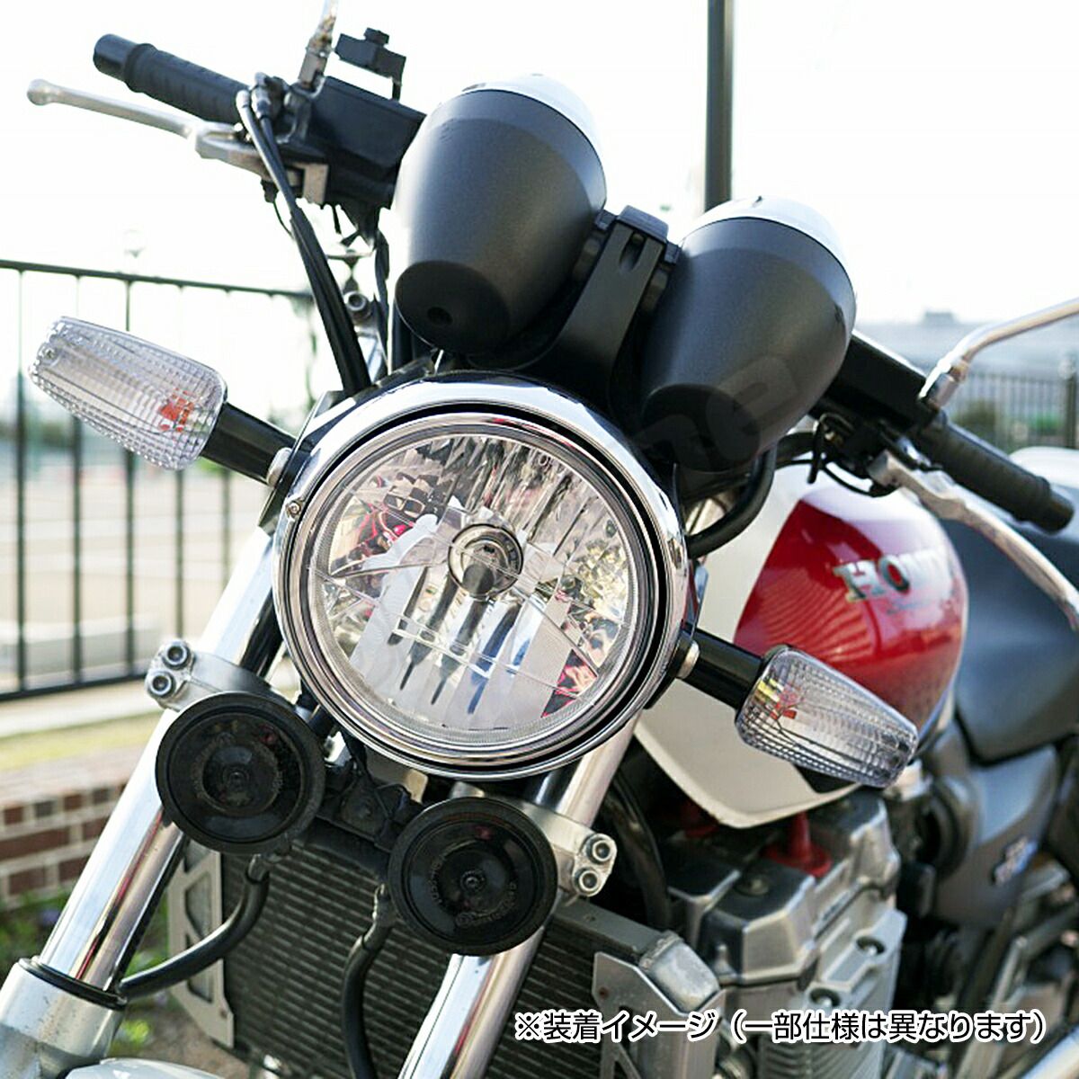 BigOne 車検対応 ガラス CBX400F CB750F CB900F CB1100F CB1100R CB750K CBX1000 GL400 ヘッドライトユニットのみ ランプ クリアレンズ