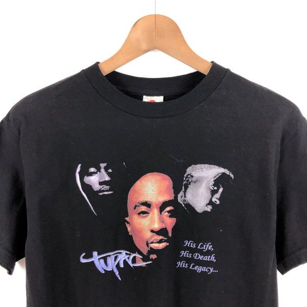 古着】 2PAC トゥーパック ミュージックTシャツ His Legacy ヒップ