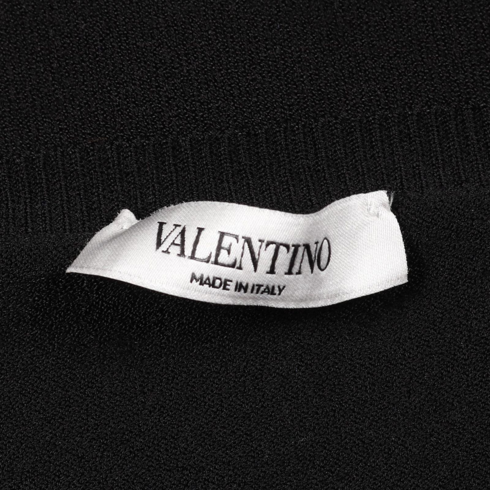 ヴァレンチノ Valentino ニット VLTNロゴ SV3K04H5GC ブラック 