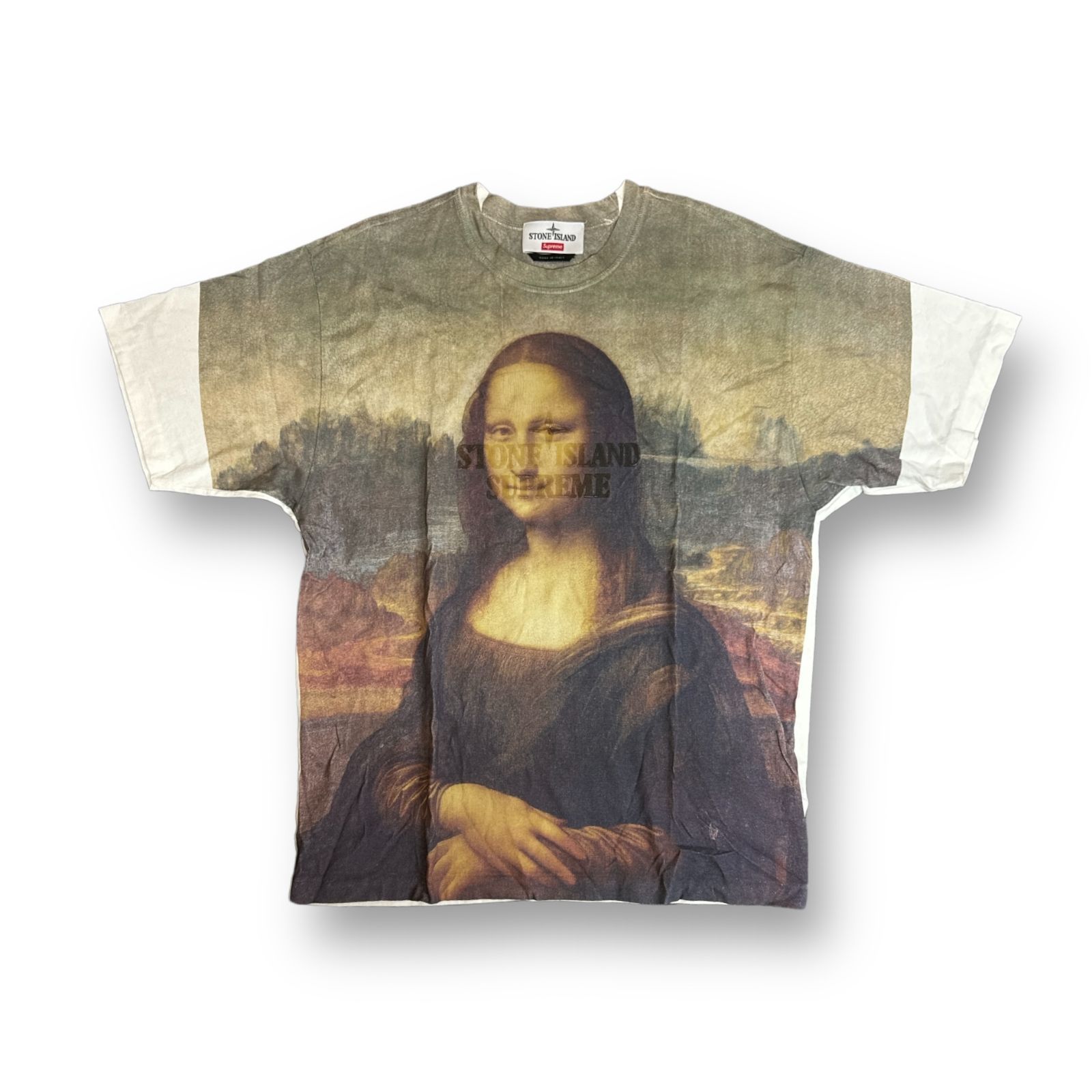 Supreme × Stone Island 22SS S/S Top Mona Lisa コラボ モナリザ プリント Tシャツ シュプリーム  ストーンアイランド 7625201S7 マルチカラー M 66815A3 - メルカリ