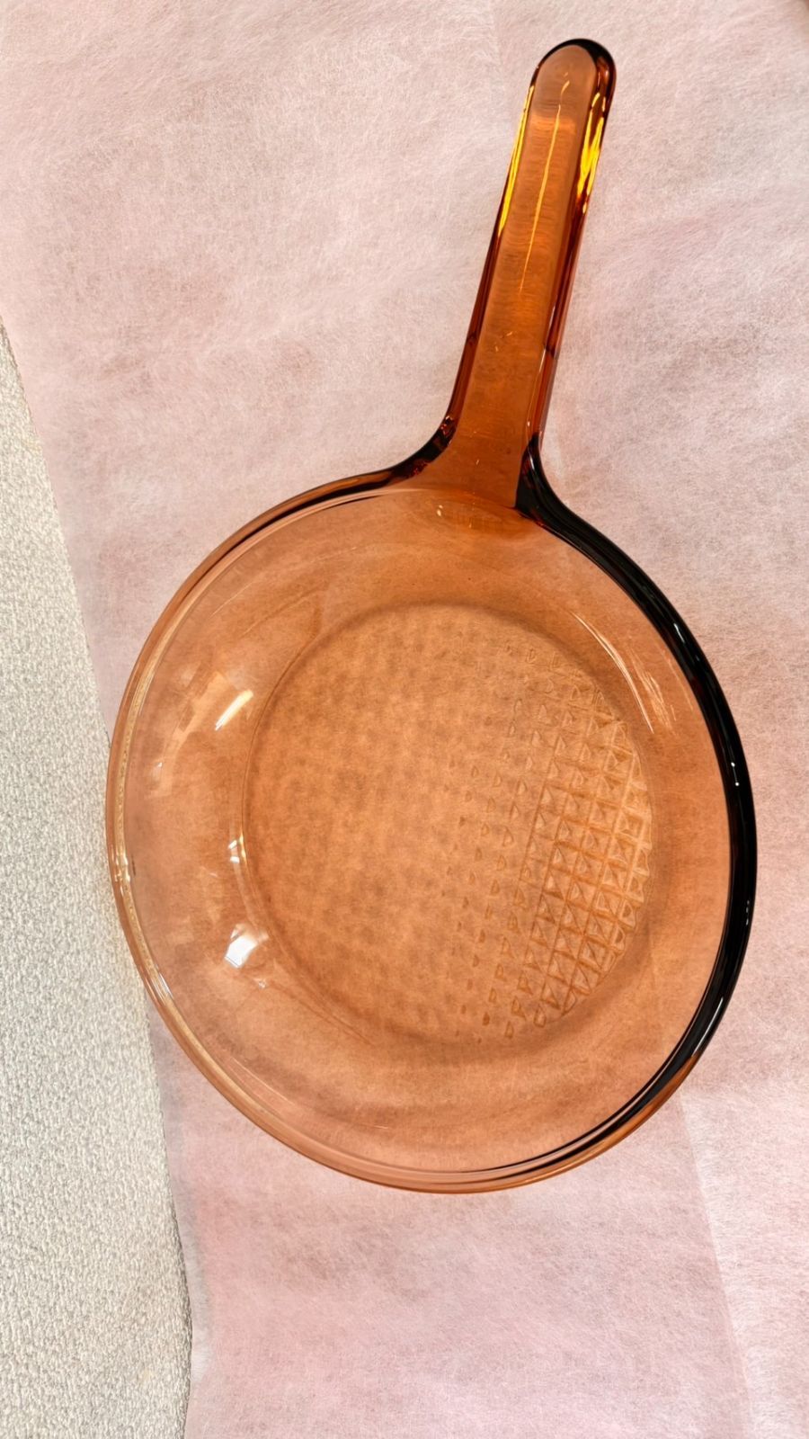 VISION ビジョン ガラスフライパン 蓋つき 24㎝ 箱付き 未使用品