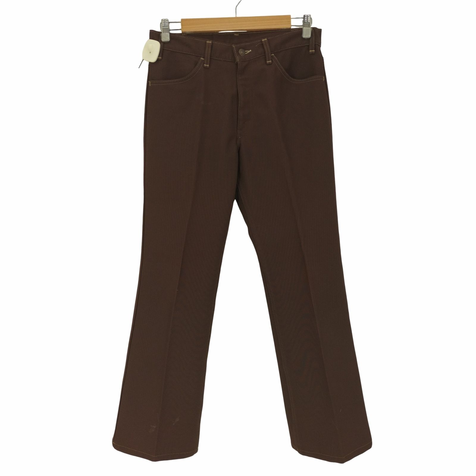 リーバイス Levis 70S USA製 517 STA-PREST スタプレ ボタン裏520刻印 ポリエステル パンツ 77年製 42TALON メンズ 表記無 