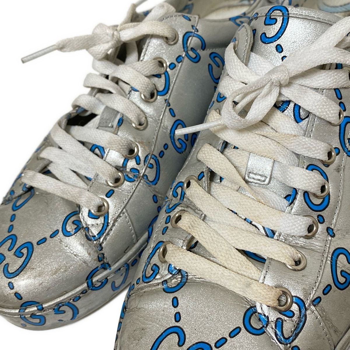 GUCCI(グッチ) スニーカー 9 レディース GGメタリックローカット