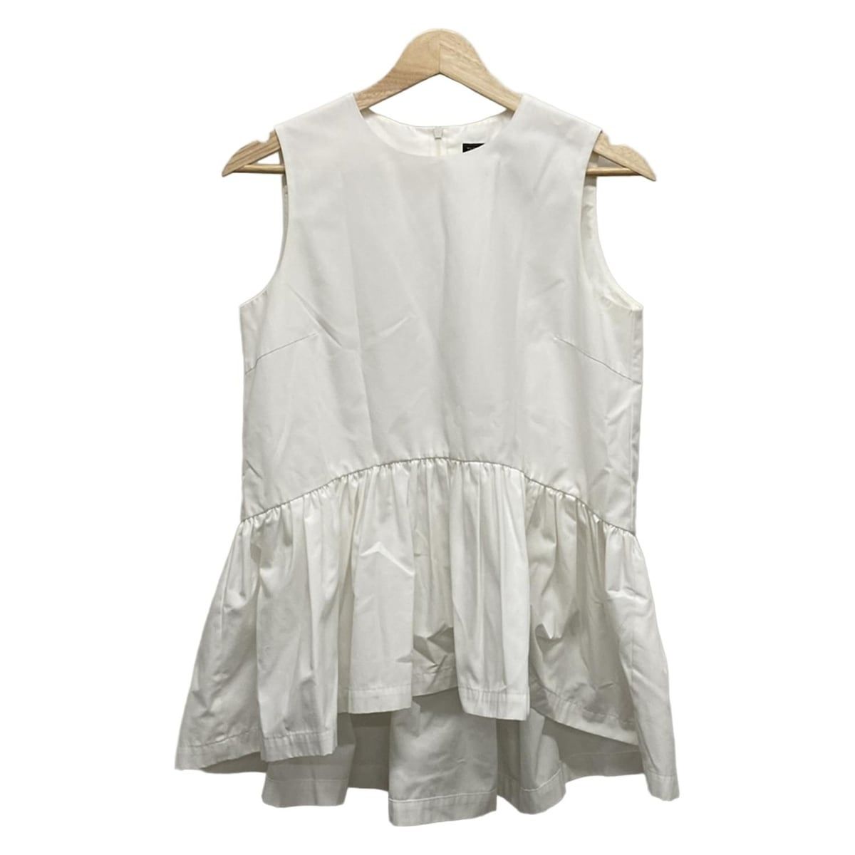 TSURU BY MARIKO OIKAWA ツルバイマリコオイカワ ノースリーブカットソー レディース - 白 クルーネック