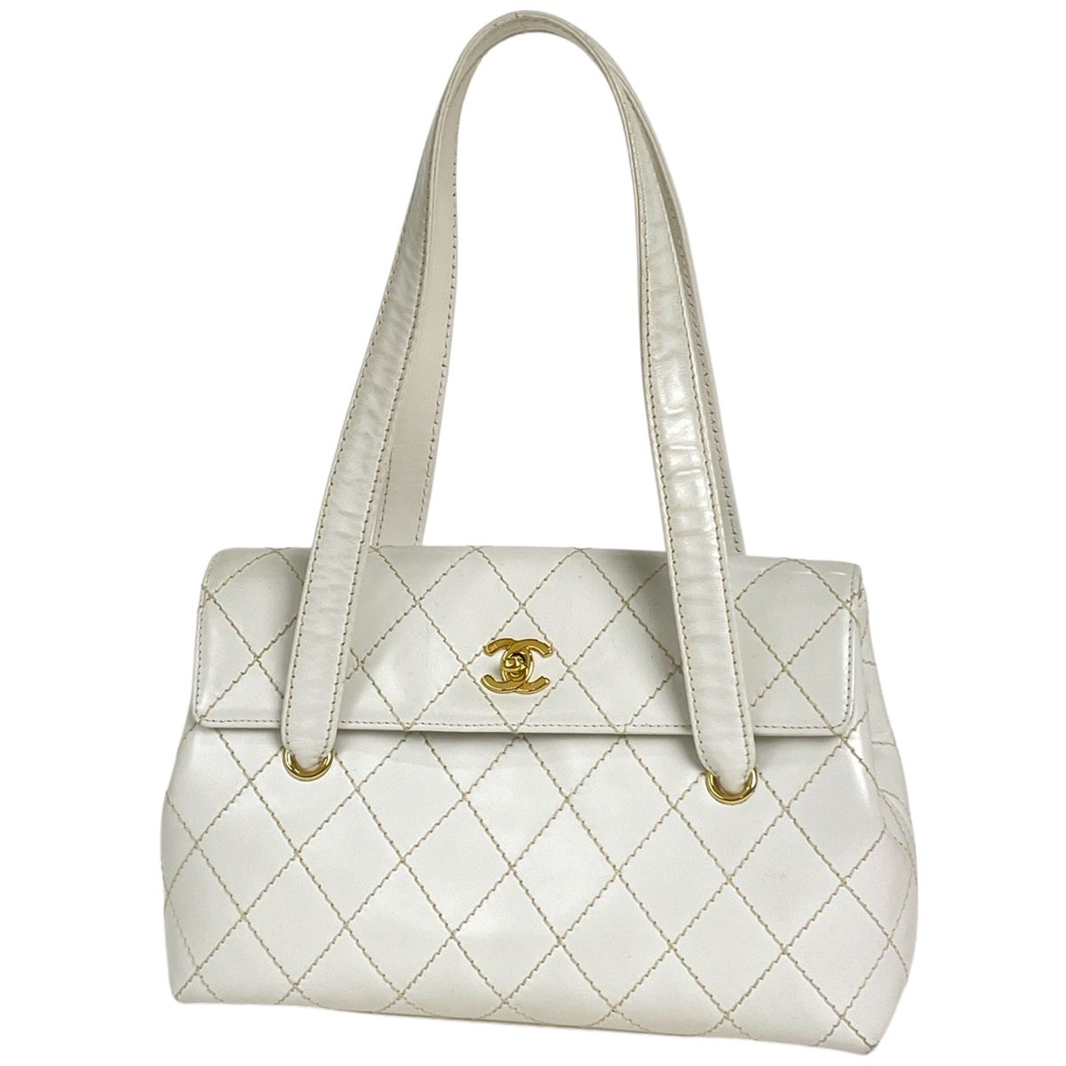 シャネル CHANEL ワイルドステッチ ショルダーバッグ ココマーク シャネル CHANEL ワイルドステッチ ショルダーバッグ ココマーク