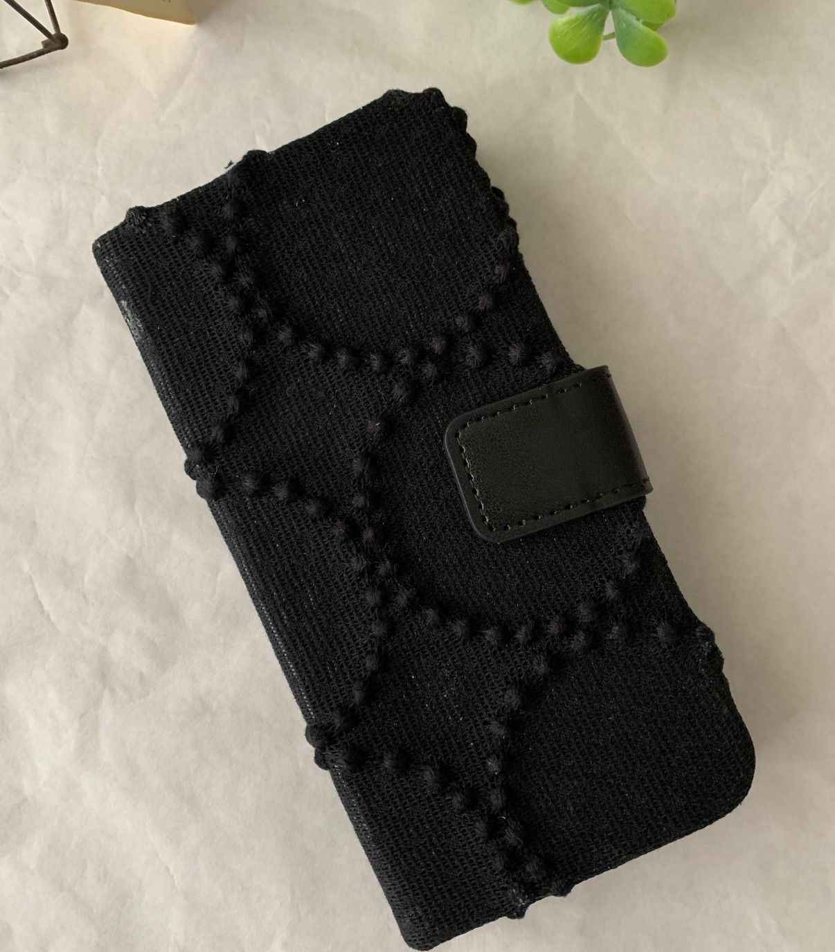 【オーダー】ミナペルホネン＊blackタンバリン＊iPhone、GALAXY、Xperia、AQUOS、Androidケース手帳型＊15シリーズ入荷