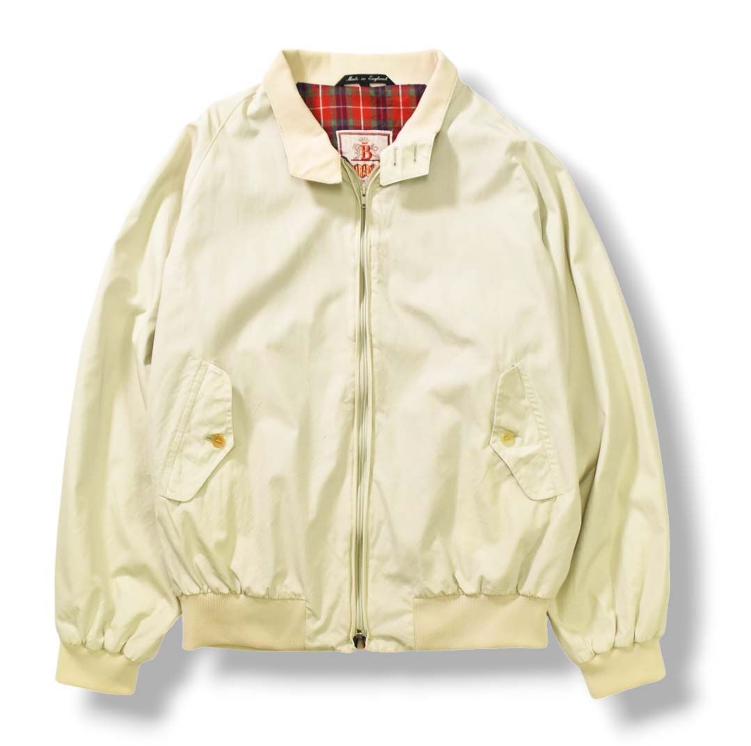 希少】 80s90sヴィンテージ 英国製 バラクータ BARACUTA G9 ハリントンジャケット スウィングトップ フレイザータータン OPTIジップ  48 ベージュ メンズ - メルカリ