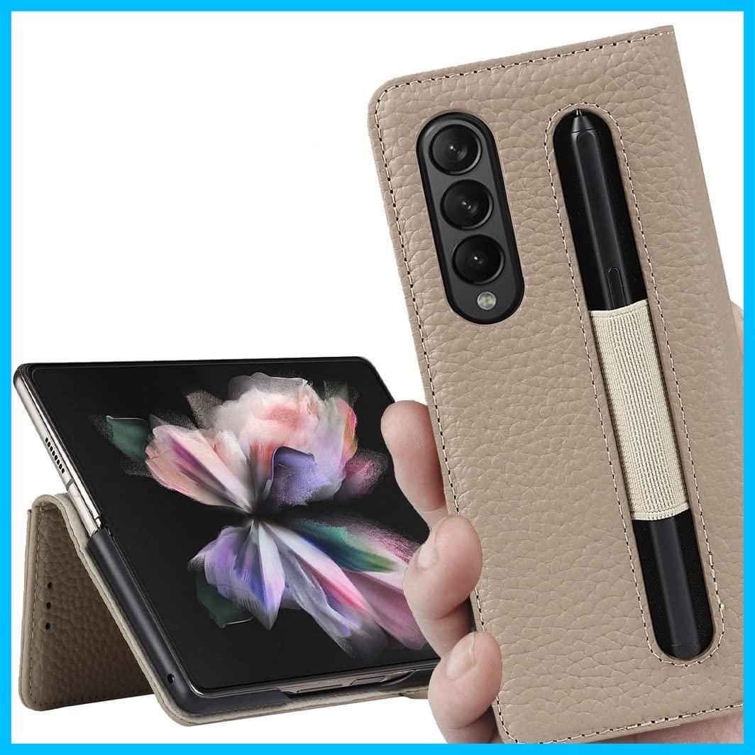 【新着商品】Galaxy Z Fold3 5G ケース 手帳型 Sペン Spen 収納 適用 SC-55B ケース SCG11 ケース サムスン ギャラクシー フォールド3 SCG11 au SC-55B docomo 対応 スマホケース Fold3 カバー