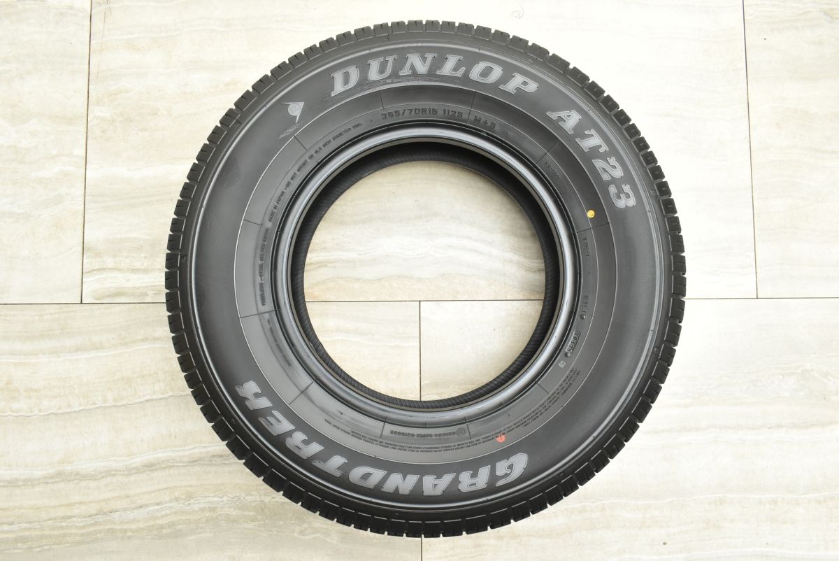 265/70R16 ダンロップ　AT23 新車外しノーマルタイヤ４本 2025年製 新車外し品】ダンロップ グラントレック AT23 265