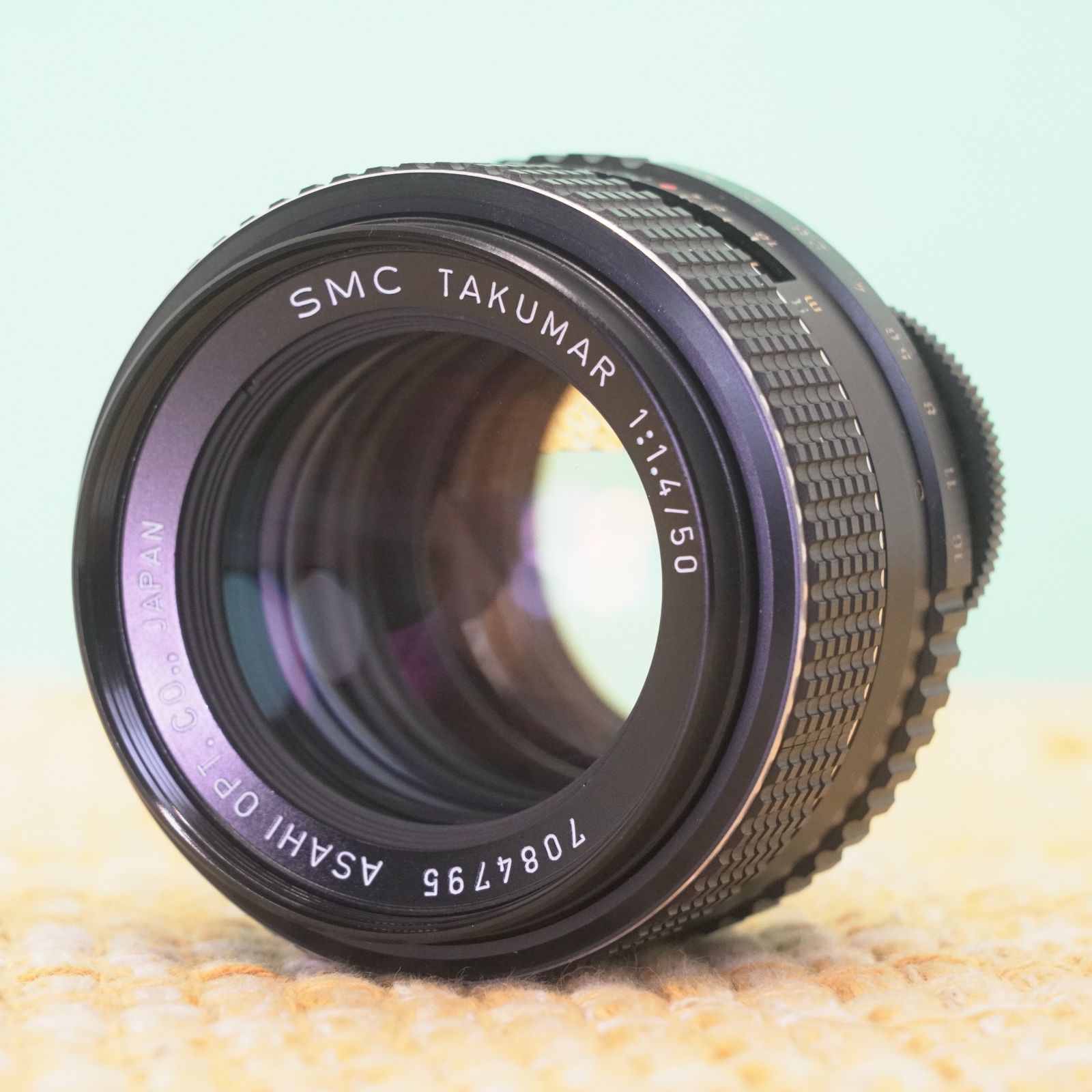 SMC TAKUMAR 50mm f1.4 オールドレンズ フード付 #795