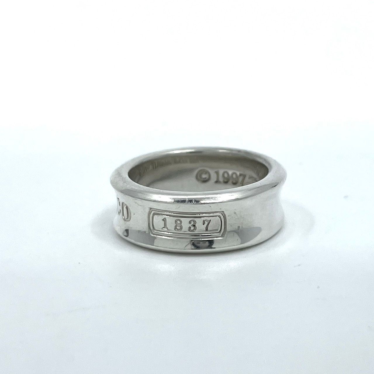 美品 TIFFANY&Co. ティファニー 1837 ミディアムリング ナ