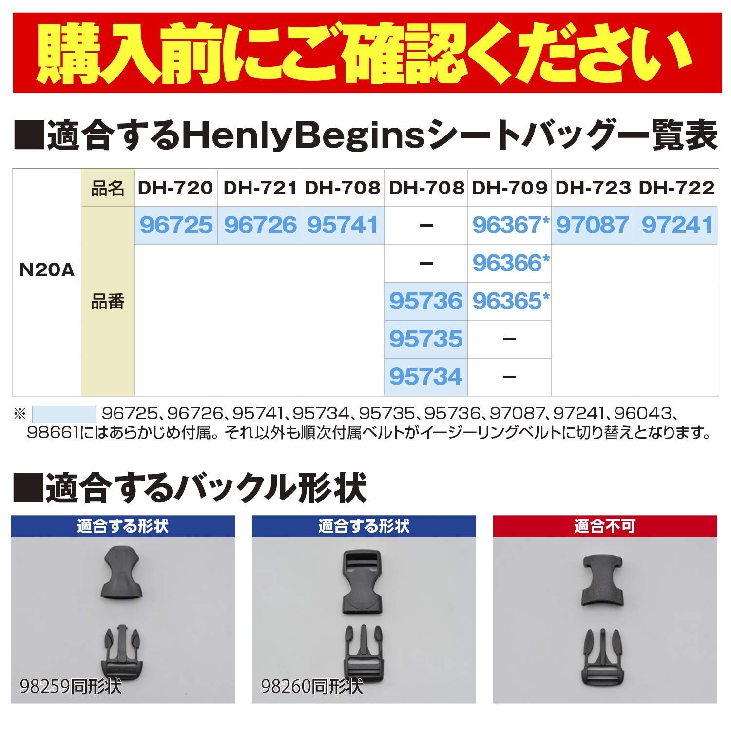 ヘンリービギンズ(Henly Begins) デイトナ バイク用 シートバッグ固定
