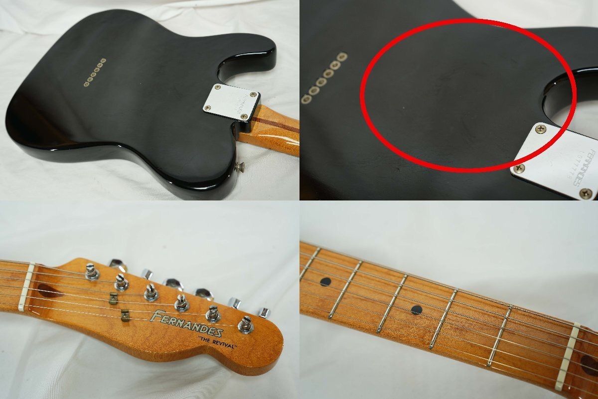 ☆FERNANDES☆THE REVIVAL RTE-45 '76 MODEL TELECASTER BLACK 日本製